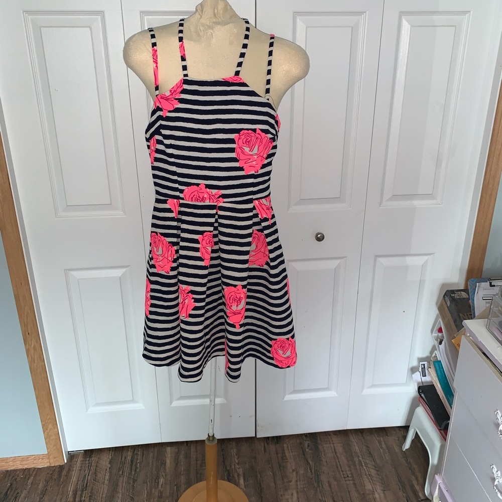 Summer floral short dress